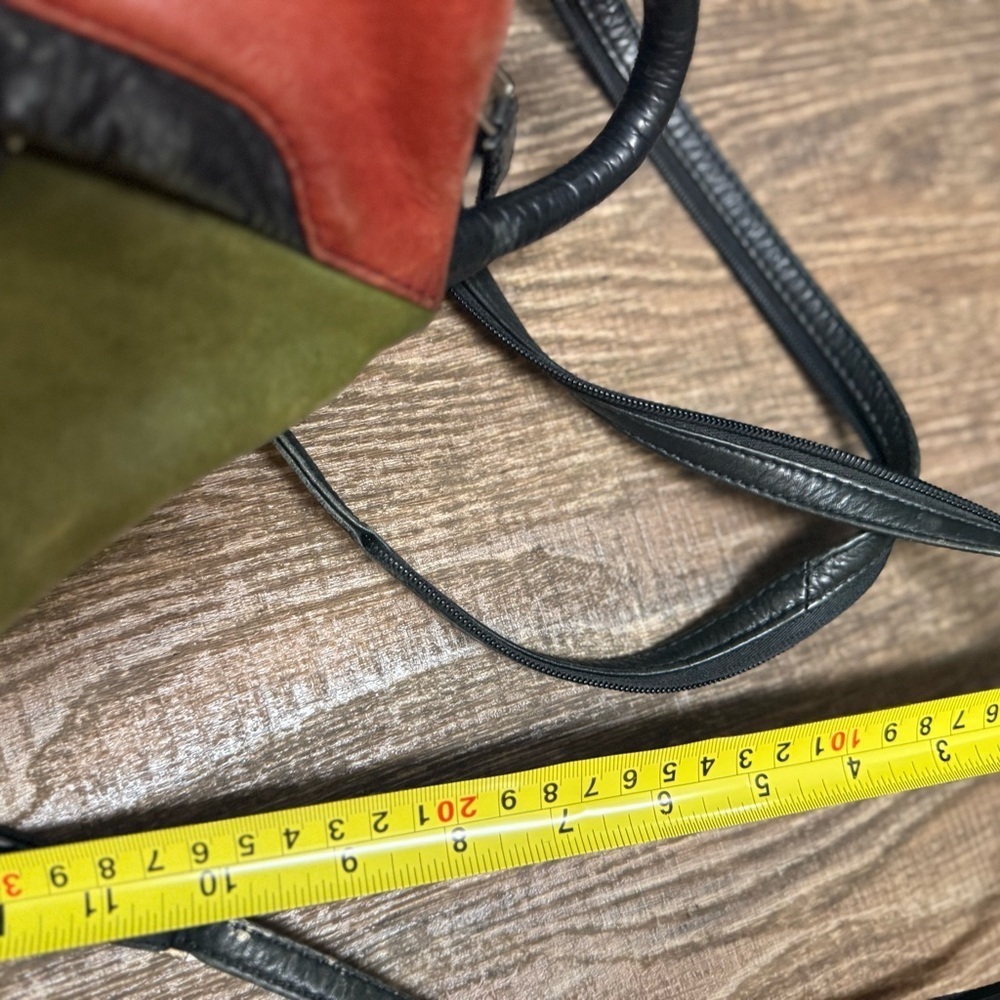 Vintage JBE GUC Colorful Leather Patchwork Backpack - Picture 16 of 16